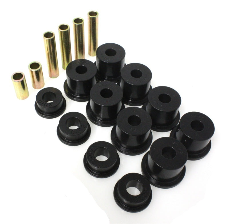Suspensão Energy 80-98 Ford F250/F350 4WD c/ conjunto de bucha de mola dianteira preta ID de 2 polegadas