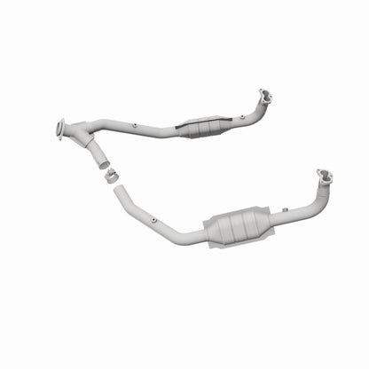 MagnaFlow DF Cat. Conv 97 Land Rover Defender 90 4.0L Y-Pipe Assy / 96-99 Discovery 4.0L Y-Pipe Assy