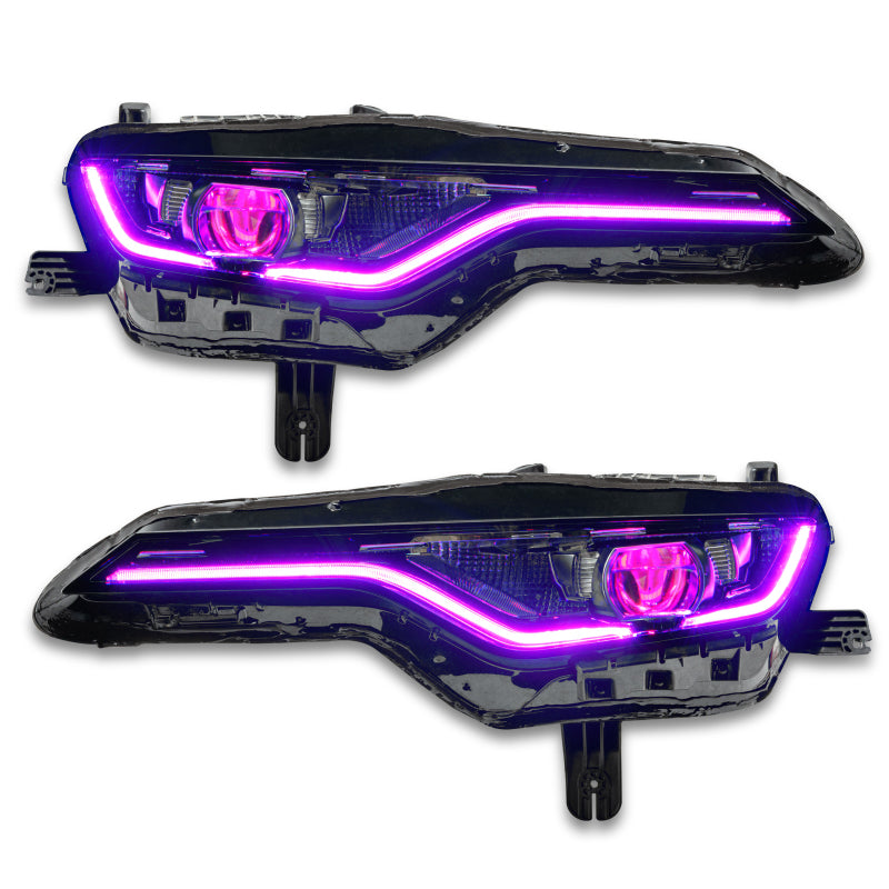 Oracle 19-21 Chevy Camaro SS/RS RGBW+A Headlight DRL Kit - ColorSHIFT w/ BC1 Controller