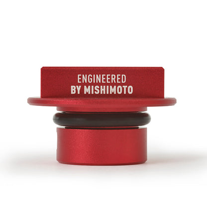 Mishimoto LS Engine Hoonigan Tapón de Llenado de Aceite - Rojo
