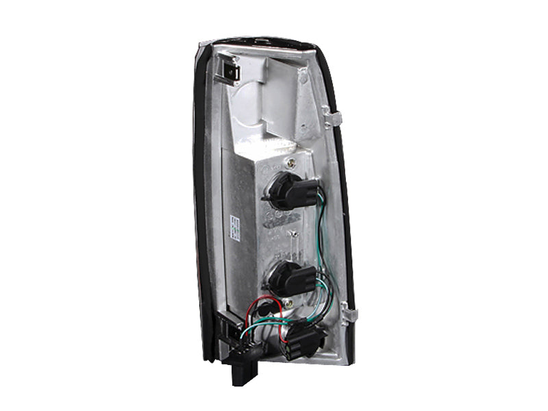 ANZO 1999-2000 Cadillac Escalade Lanternas traseiras pretas - nova geração