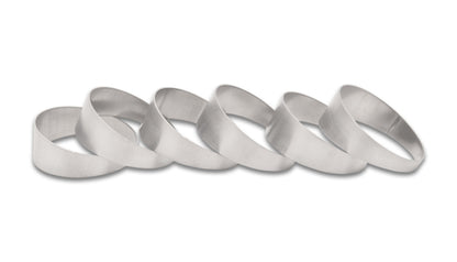 Cortes de torta vibrantes de 3,00 pol. OD T304 SS - Conjunto de 6