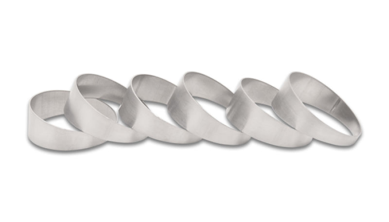 Vibrantes 4.00in OD T304 SS Pie Cuts - Juego de 6
