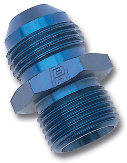 Russell Performance -6 AN Flare a adaptador de rosca métrica de 0.630 in x 1,5 (azul)