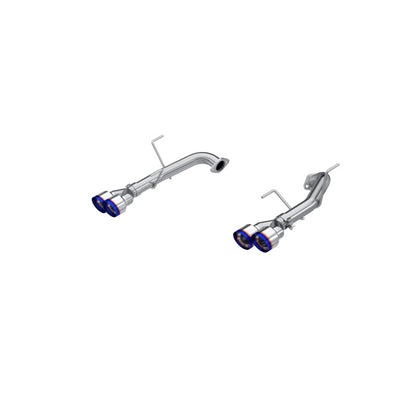 MBRP 2022 Subaru WRX Salida trasera doble dividida de 2,5 pulgadas con puntas Quad BE - T304