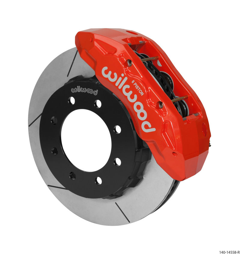 Kit frontal Wilwood TX6R 15,00 pol. Vermelho 13-17 Ford F-250/F-350 - 4WD
