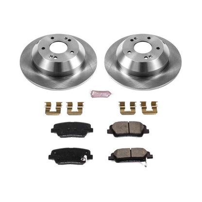 Power Stop 10-18 Hyundai Santa Fe Juego de frenos traseros especiales para automóviles