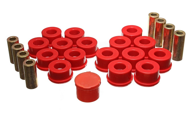 Bujes de brazo de control de suspensión de energía - Trasero - Rojo