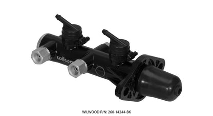 Wilwood Tandem Cilindro Mestre Remoto - 1 1/8 pol. Furo Preto