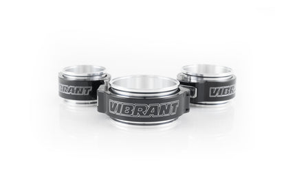 Vibrante 3,5 pol. OD Aluminizado HD 2.0 Conjunto de Braçadeira - Preto Anodizado