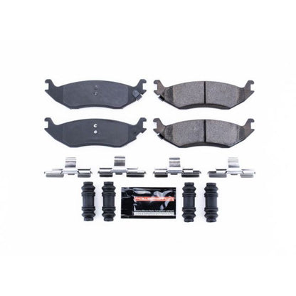 Power Stop 07-09 Chrysler Aspen trasero Z23 Evolution Sport Pastillas de freno con hardware