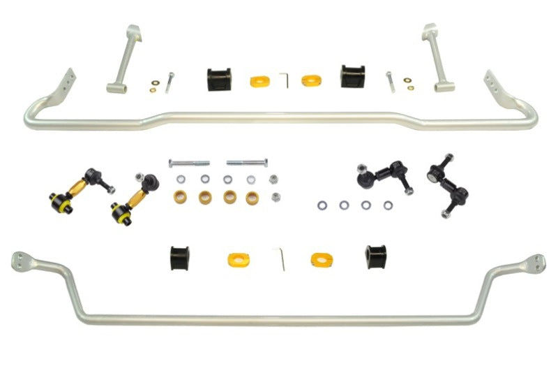 Whiteline 08-14 Subaru WRX / 11-14 WRX kit de barra estabilizadora dianteira e traseira