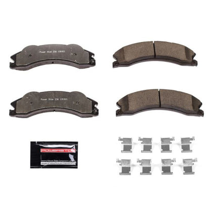 Power Stop 2011 Chevrolet Silverado 2500 HD Pastillas de freno delanteras o traseras Z36 Truck &amp; Tow con hardware