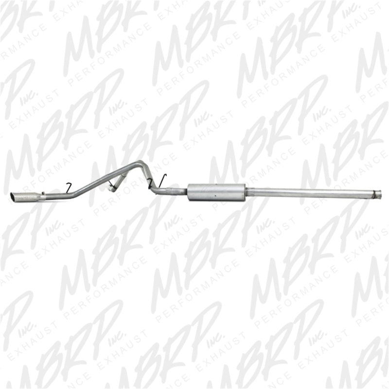 MBRP 2009 Chev/GMC 1500 4.8/5.3L EC/CC (excluyendo 8 cama) Cat Back Dual Split Side
