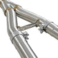 aFe Takeda 2.5in to 3in 304 SS Y-Pipe Exhaust System 16-18 Infiniti Q50/Q60 V6-3.0L (tt)