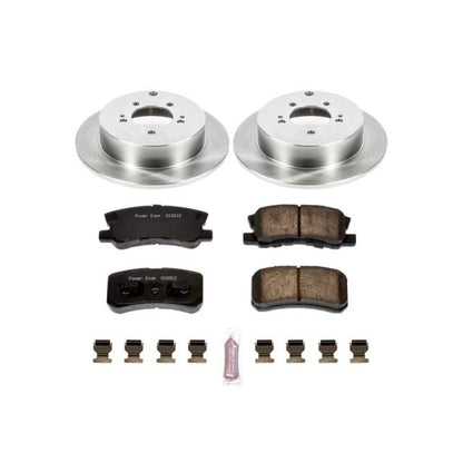 Power Stop 09-15 Mitsubishi Lancer Trasero Autospecialty Juego de frenos