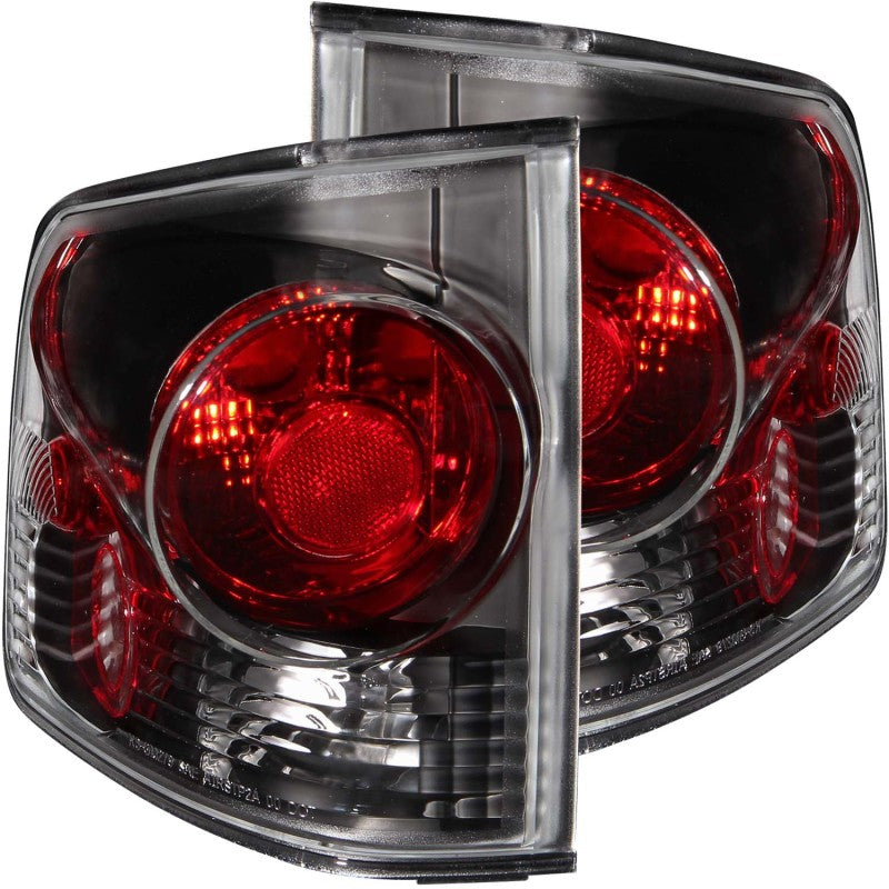 ANZO 1995-2005 Chevrolet S-10 Lanternas traseiras fumaça escura estilo 3D