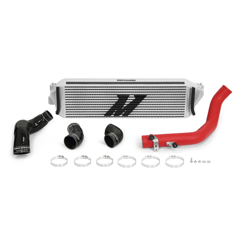 Kit de intercooler Mishimoto 2017+ Honda Civic Type R - debrum vermelho prateado