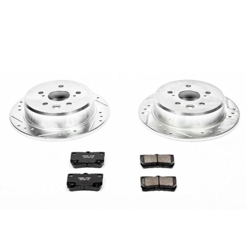 Power Stop 06-13 Lexus IS250 Traseiro Z23 Evolution Kit de freio esportivo