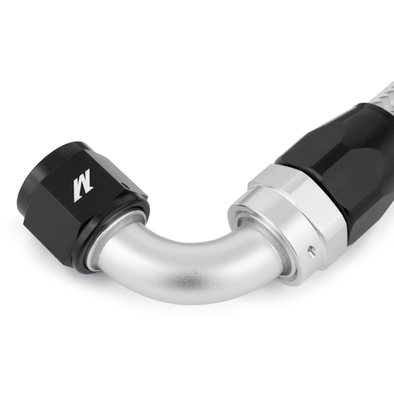 Mangueira trançada de aço inoxidável Mishimoto de 3 pés com conexões -10AN