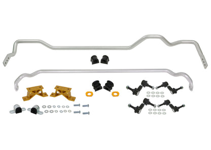 Whiteline 2007 Subaru WRX STi Sedan somente kit de barra estabilizadora dianteira e traseira de 24 mm