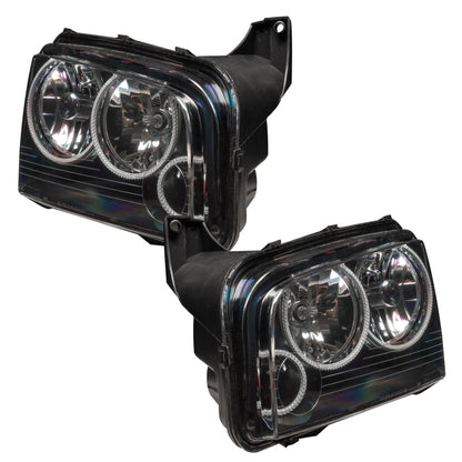 Oracle 05-10 Dodge Charger SMD HL (Non-HID) - Triple Halo - ColorSHIFT w/ BC1 Controller