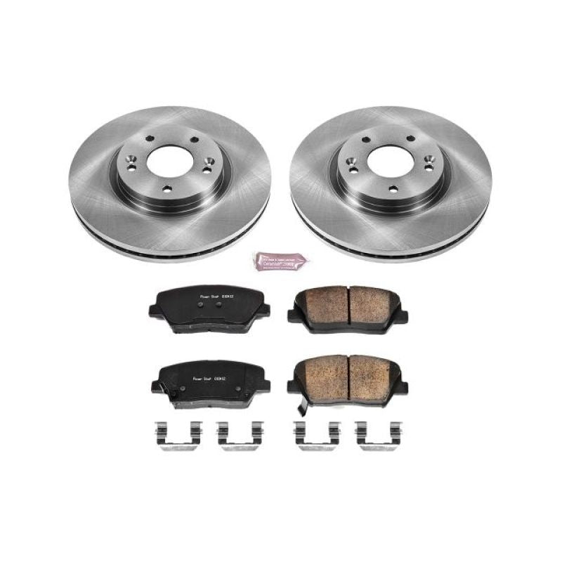 Power Stop 10-12 Hyundai Santa Fe Delantero Autospecialty Juego de Frenos