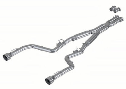 MBRP 17-21 Cargador 5.7L 3in Salida trasera doble Escape Catback aluminizado