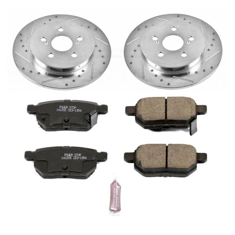 Power Stop 09-10 Pontiac Vibe trasero Z23 Evolution Sport Kit de freno