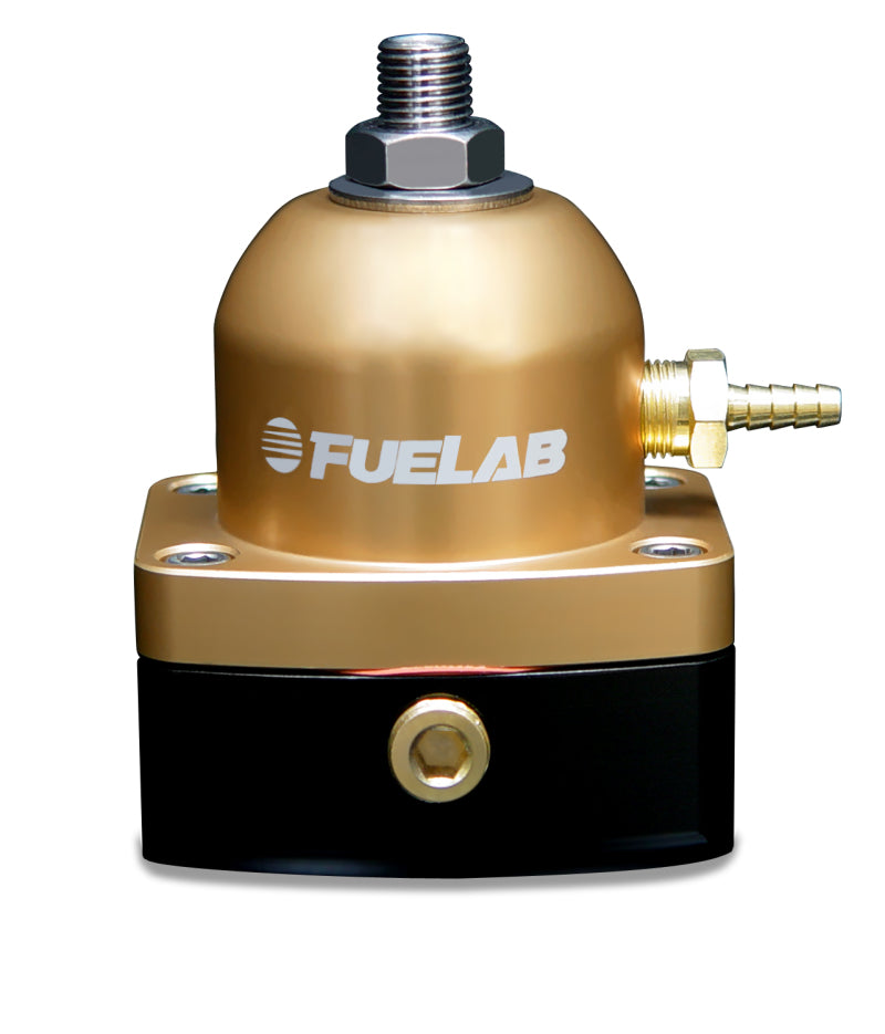 Fuelab 515 EFI Ajustável FPR 25-90 PSI (2) -6AN In (1) -6AN Return - Gold