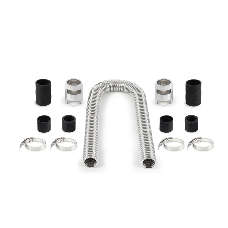 Kit de manguera de radiador flexible universal Mishimoto cromo