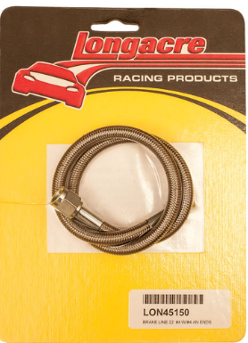 Longacre Racing - Mangueira de freio trançada - Mangueira 4AN (45150)