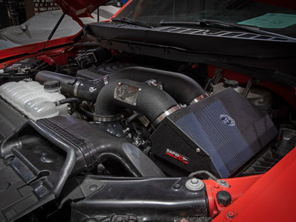 Sistema de admissão de ar frio aFe Rapid Induction Pro 5R 21-22 Ford F-150 Raptor V6-3.5L (tt)