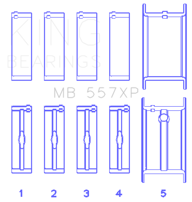 Chev SB 283 305 307 327 350 400 Can Camshaft Bearngs STD Sze 1 Pece Chev SB 283 305 307 327 350 400 Can Camshaft Bearngs STD Sze 1 Pece