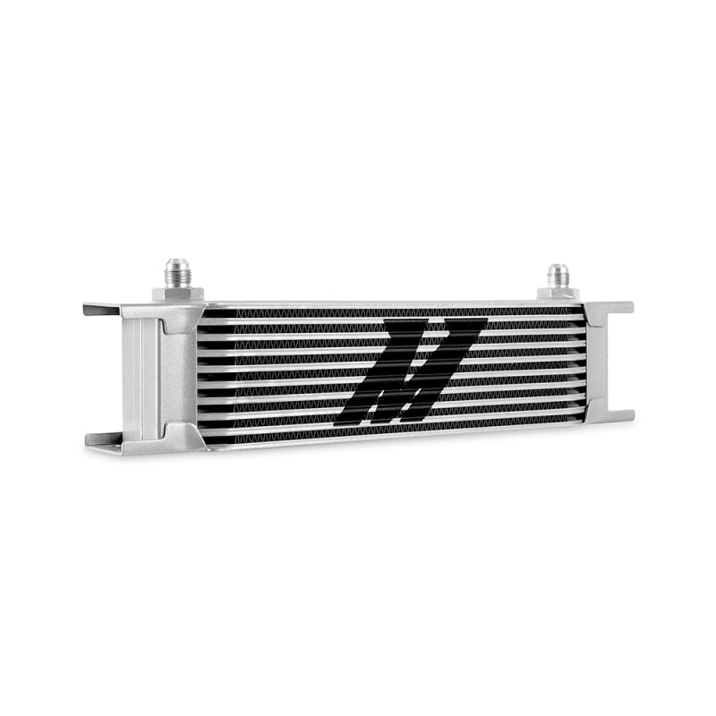 Mishimoto Universal -6AN Enfriador de aceite de 10 filas - Plata