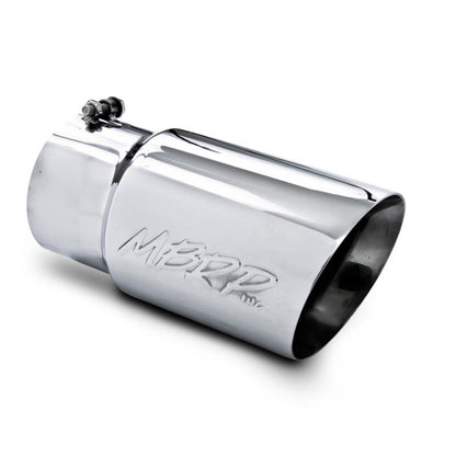 MBRP Universal Tip 6 OD Dual Wall Angled 5 entrada 12 longitud