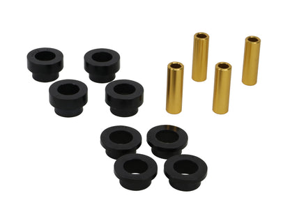 Whiteline 07+ Nissan Skylkine R35 GT-R AWD Front Camber Adj Kit-Arbustos C/Braço Superior