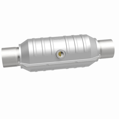 MagnaFlow Conv Univ 2,5 pol. Entrada/Saída Centro/Centro Redondo 11 pol Corpo L x 5,125 pol L x 15 pol G total