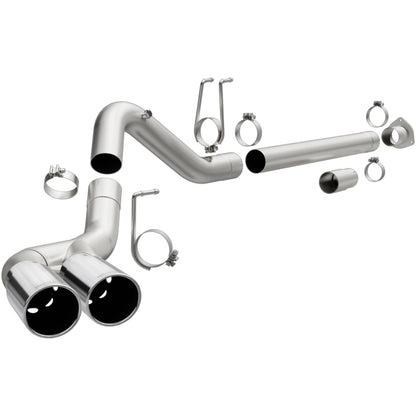 MagnaFlow 08-17 Ford F-250/F-350/F-450 4.6L/6.7 DPF-Back SS 4 pol Saída traseira lateral dupla para passageiro único
