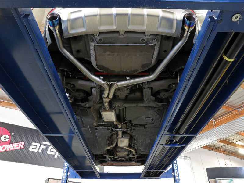 aFe MACH Force-Xp 13-16 Audi Allroad L4 SS Cat-Back Exhaust w/Black Tips
