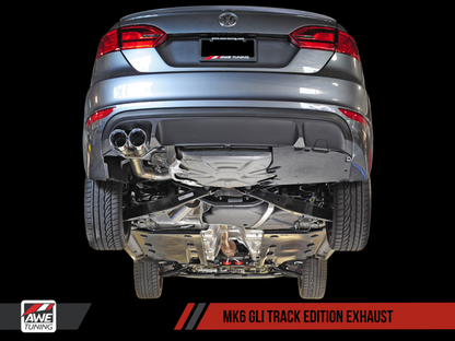 Escape AWE Tuning Mk6 GLI 2.0T - Mk6 Jetta 1.8T Track Edition - Diamond Black Tips