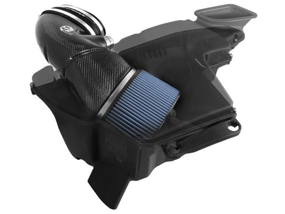 Sistema de admissão de ar de fibra de carbono aFe MagnumFORCE Stage-2 PRO 5R 08-13 BMW M3 (E9X) V8 4.0L