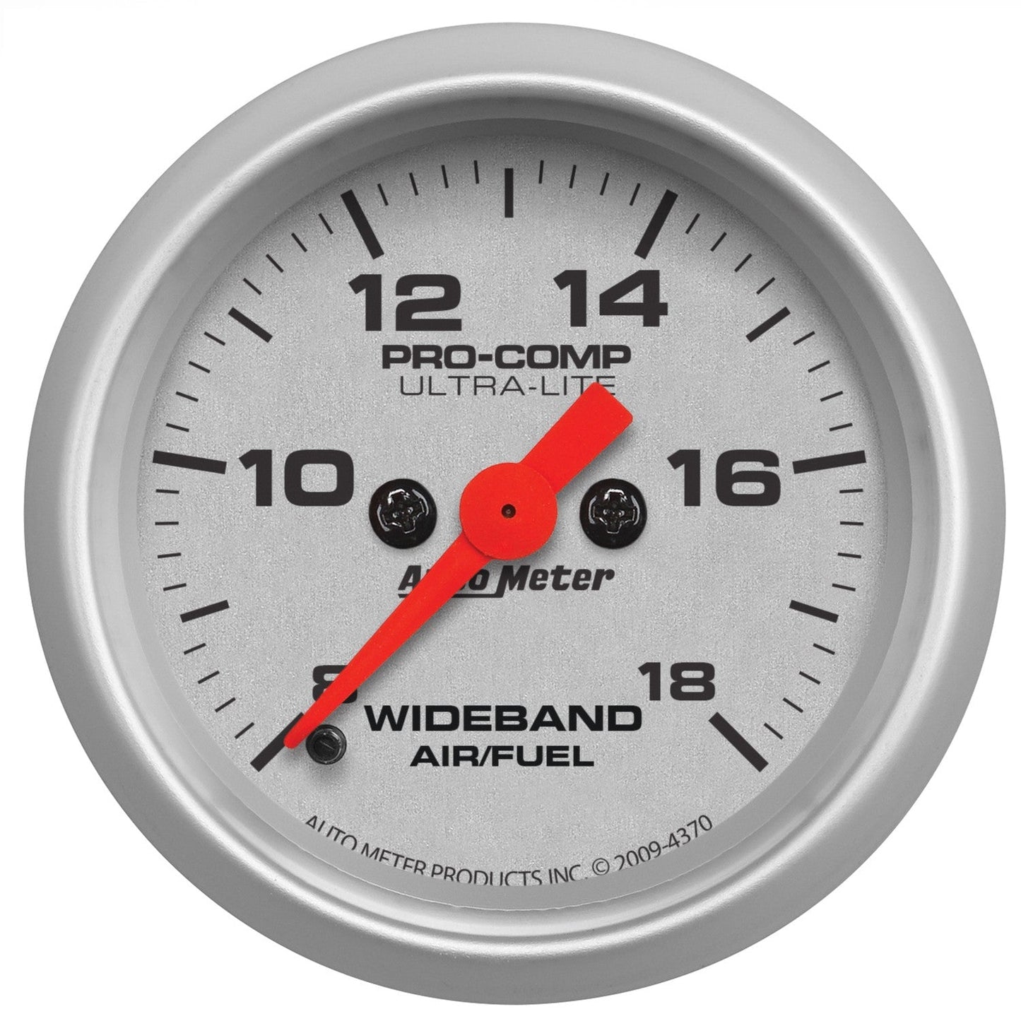 AutoMeter - 2-1/16" WIDEBAND AIR/FUEL RATIO, ANALOG, 8:1-18:1 AFR, ULTRA-LITE (4370)