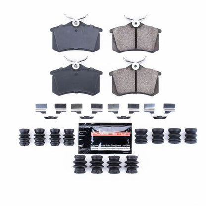 Pastilhas de freio esportivas Power Stop 10-13 Audi A3 traseiro Z23 Evolution com hardware