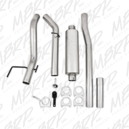 MBRP 03-13 Ram Hemi 2500/3500 5,7L Alum 3in Cat Back Single Side Output