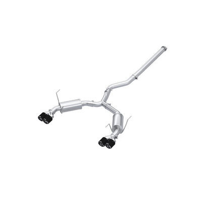 MBRP 2022+ Subaru WRX 3in Cat-Back Dual Split Trasero Quad Puntas de fibra de carbono Escape de perfil de calle