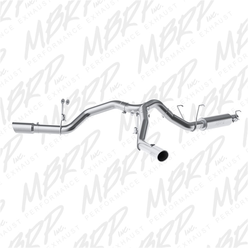 MBRP 14-16 Ram 2500 6.4L 4in 409 SS Salida doble lateral Cat Back Escape
