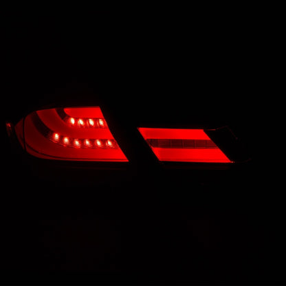 ANZO 2013-2015 Honda Civic (exclui híbrido) Lanternas traseiras LED cromadas