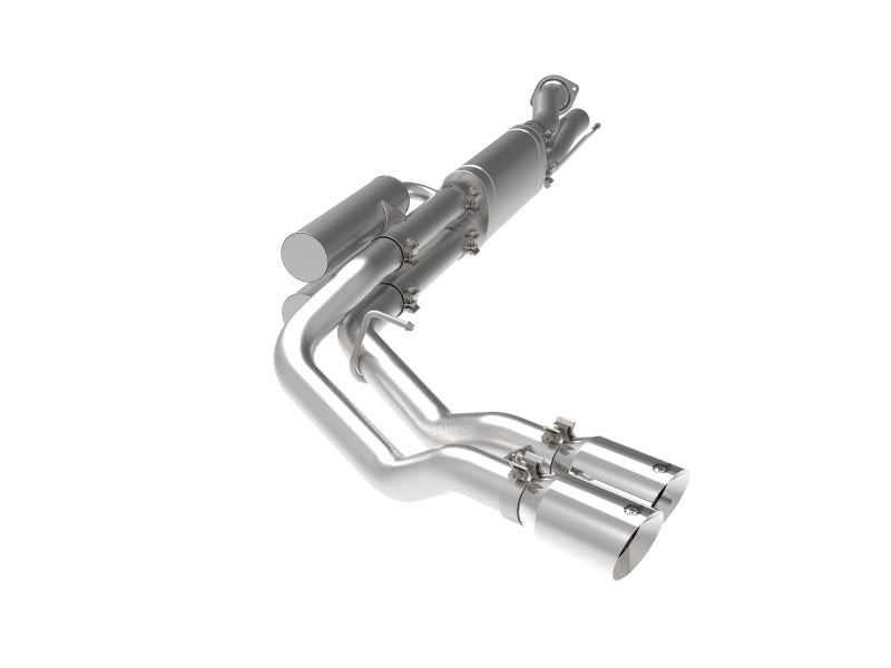 aFe Rebel Series 3in 409 SS Cat-Back Escape con puntas pulidas 17-20 Ford F-250 V8 6.2L