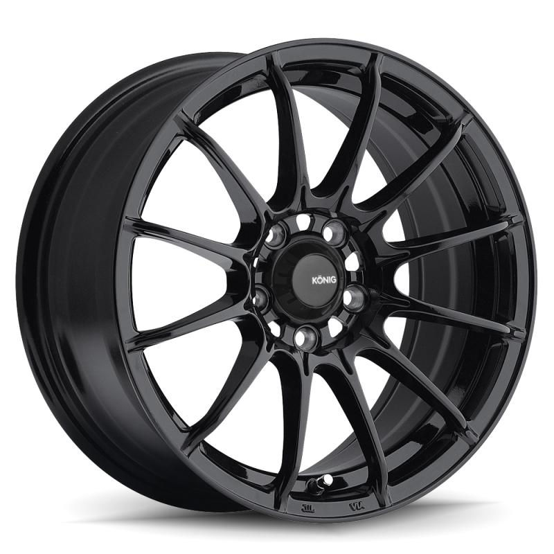 Konig Dial In 15x8 4x100 ET25 Preto Brilhante